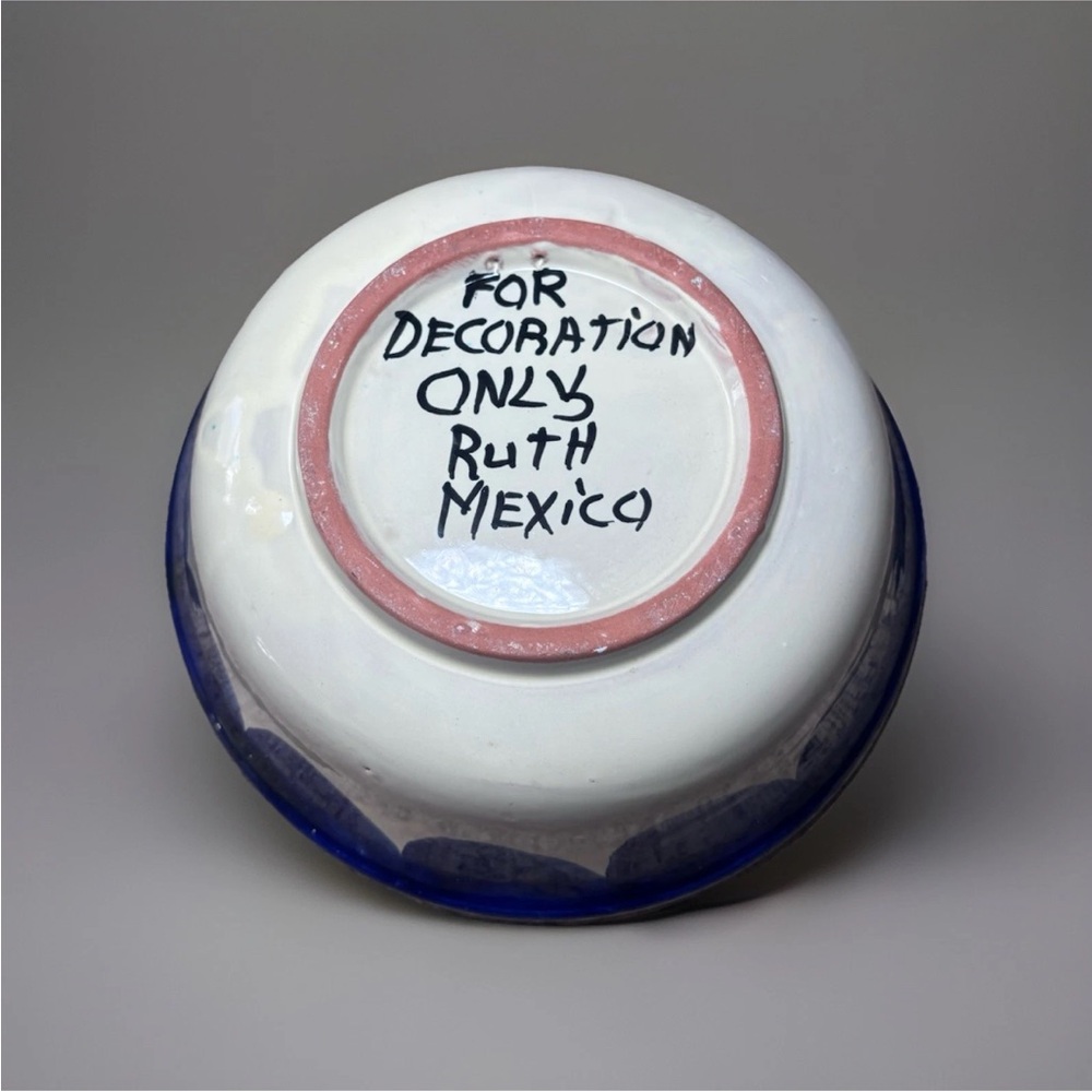 Vibrant Talavera Multicolor Ceramic Bowl - Picture 7 of 9
